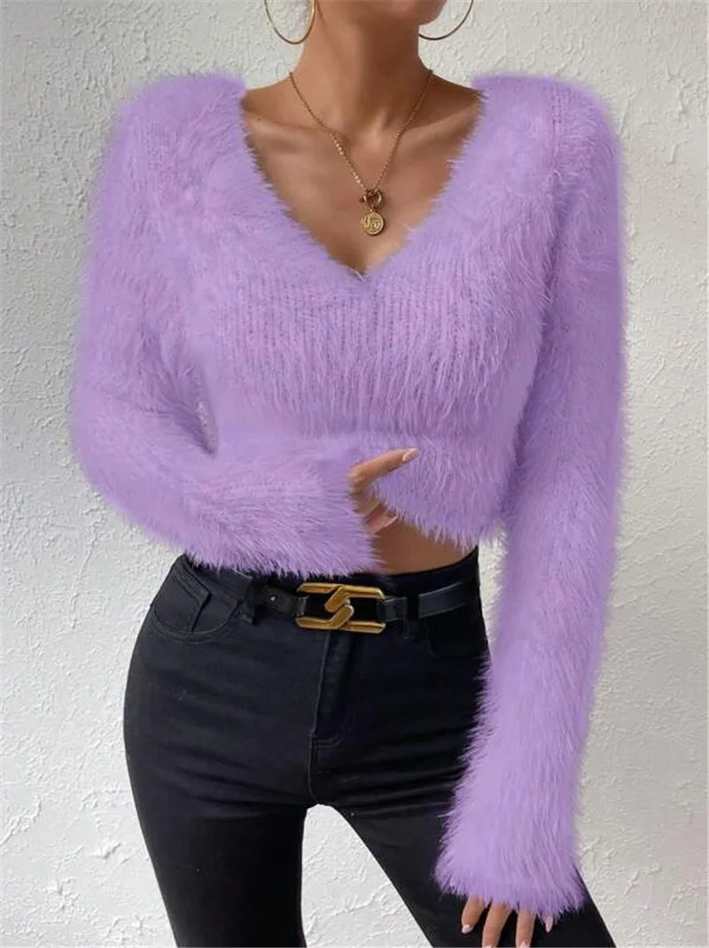 Ulvly V-Cut Slim Knit