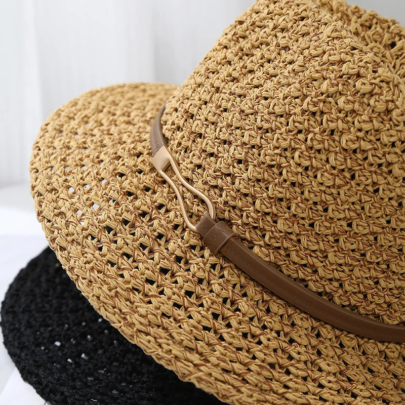 Ulvly Hollow-Out Jazz Sun Hat