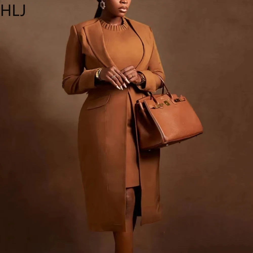Ulvly Blazer &amp; Dress Suit Set