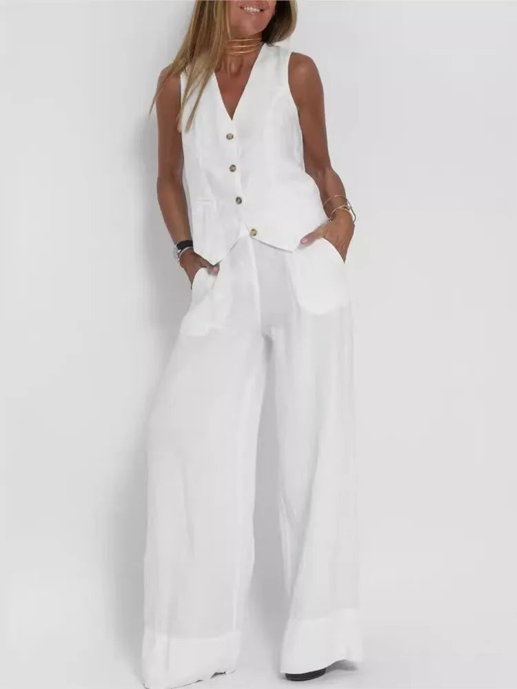 Ulvly Sleeveless Suit Set