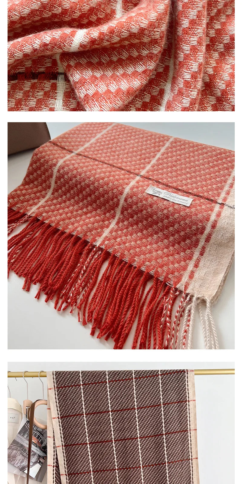 Ulvly Fish Scale Knit Wrap