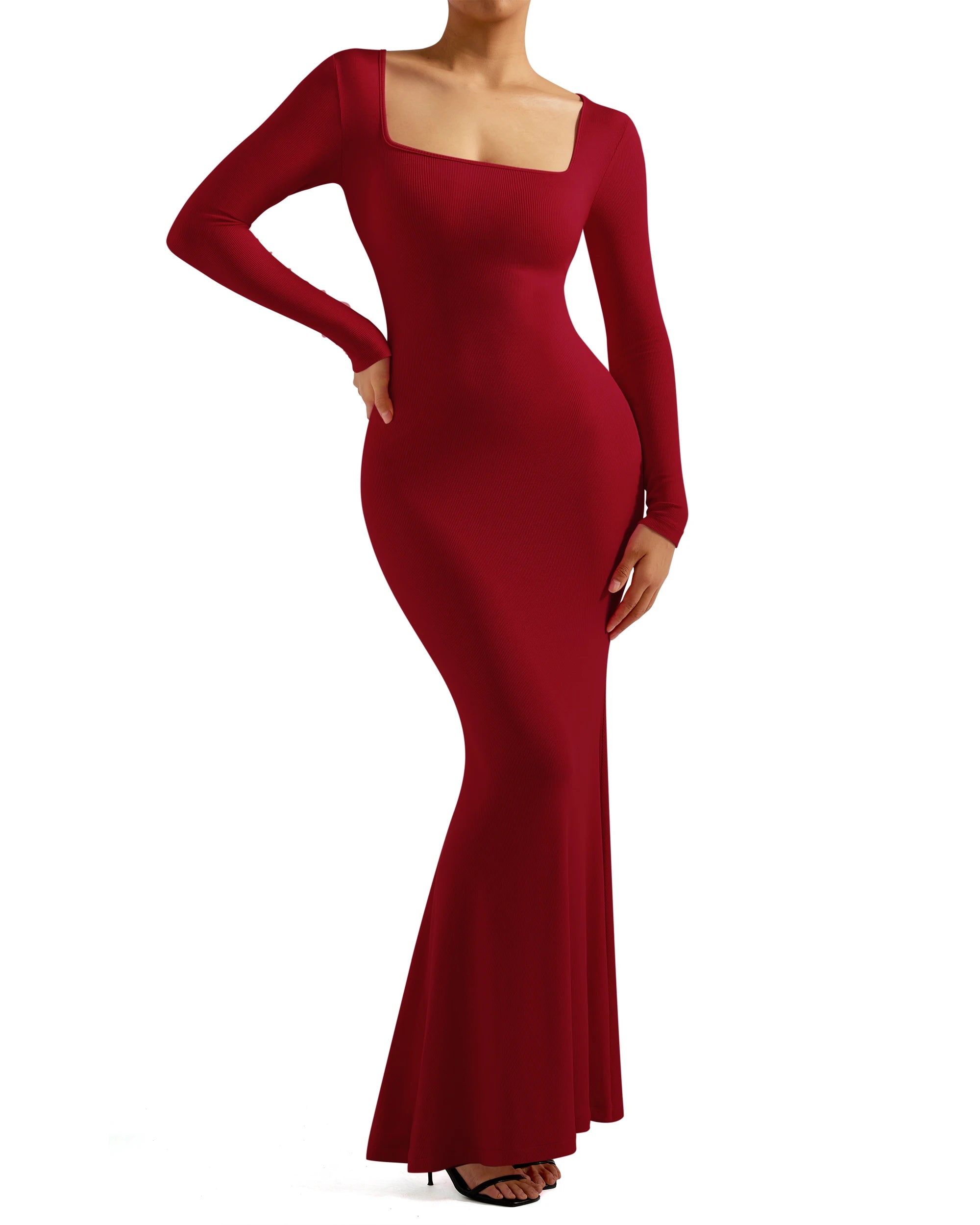 Ulvly Long Sleeve Bodycon Dress