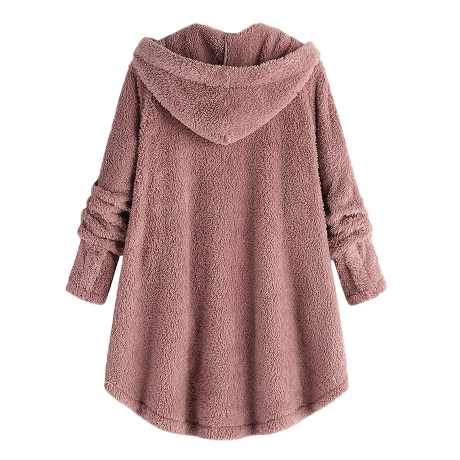 Ulvly Hooded Teddy Fleece Coat