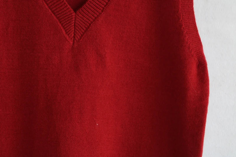 Ulvly V-Neck Knit Vest