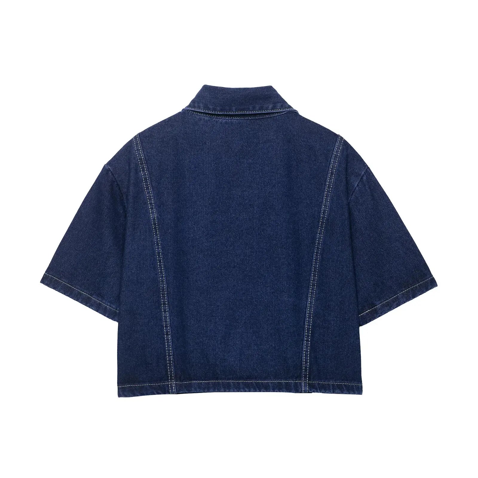 Ulvly Short-Sleeve Denim Jacket