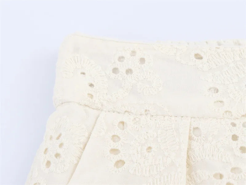 Ulvly Embroidered Shirt &amp; Trousers Set
