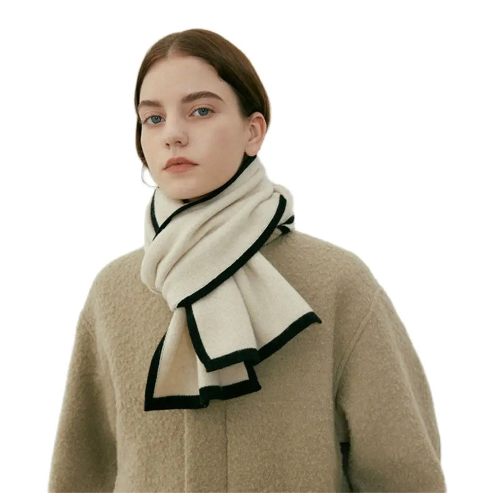 Ulvly Patchwork Knit Scarf