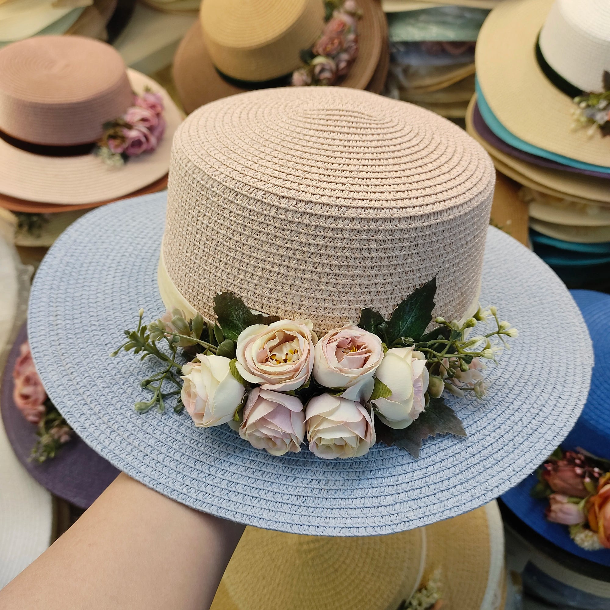 Ulvly Floral Beach Sun Hat