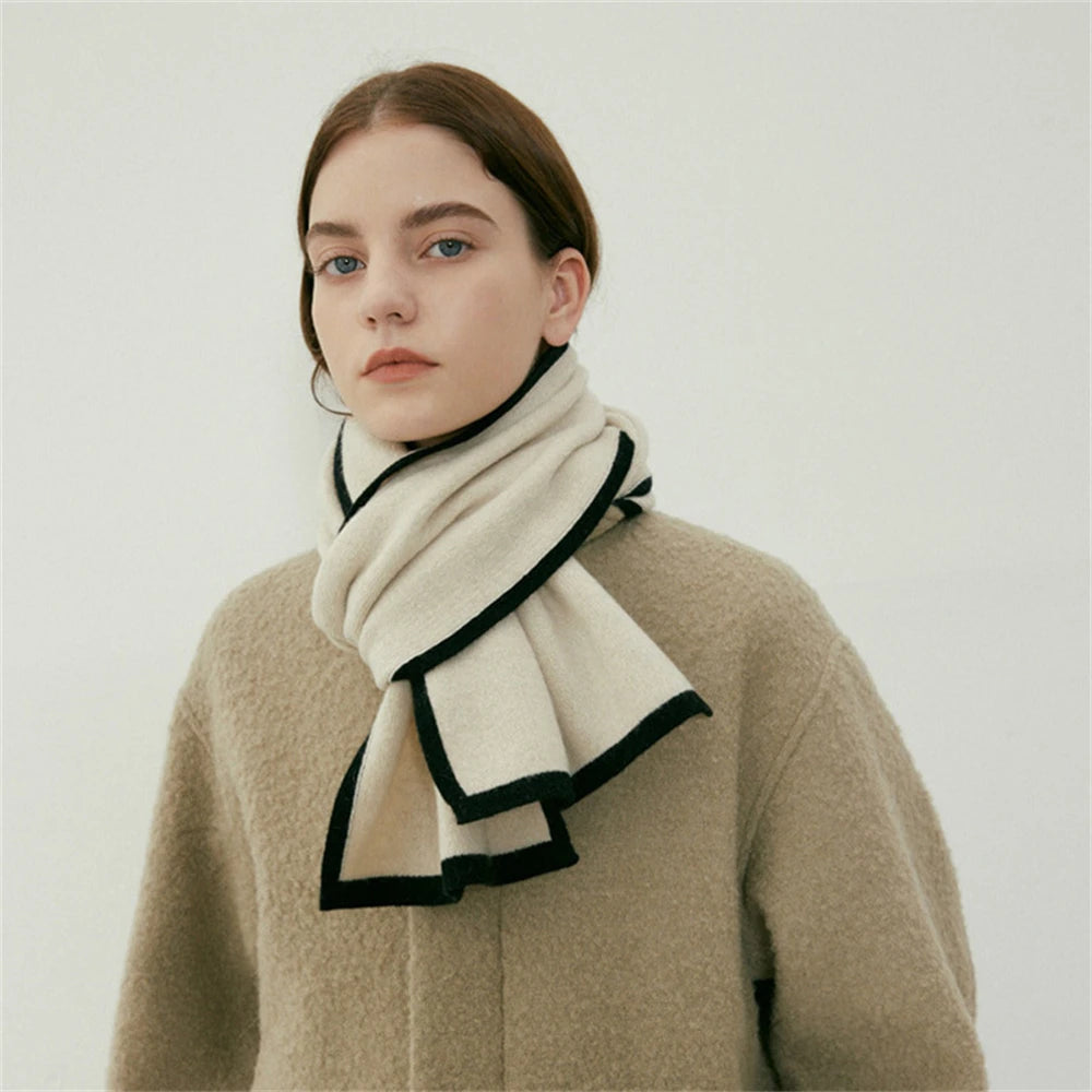 Ulvly Patchwork Knit Scarf