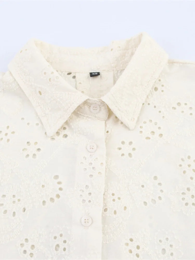 Ulvly Embroidered Shirt &amp; Trousers Set