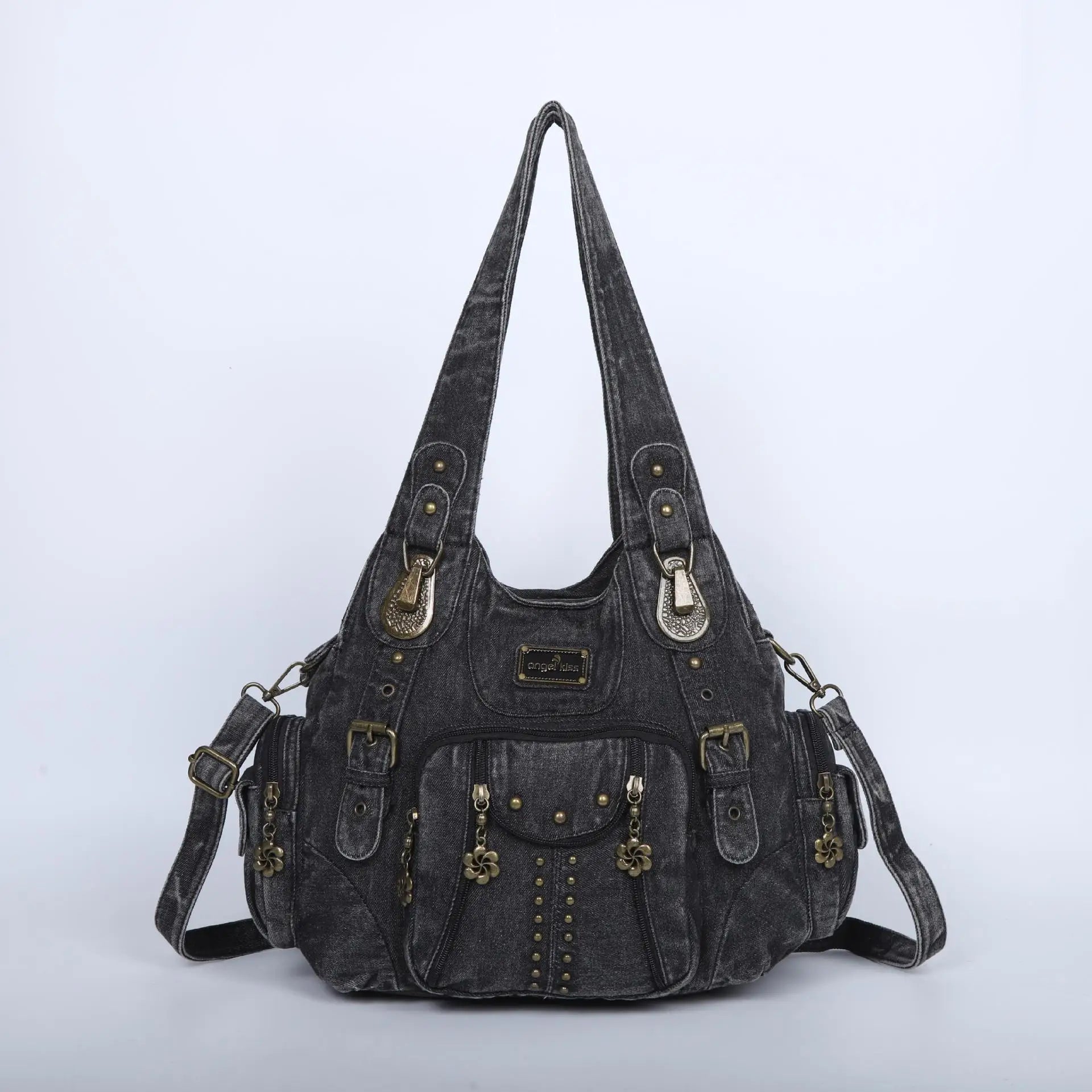 Ulvly Soft PU Leather Hobo Bag