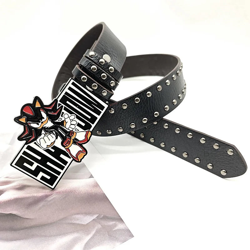 Ulvly Y2K Punk Cartoon Belt