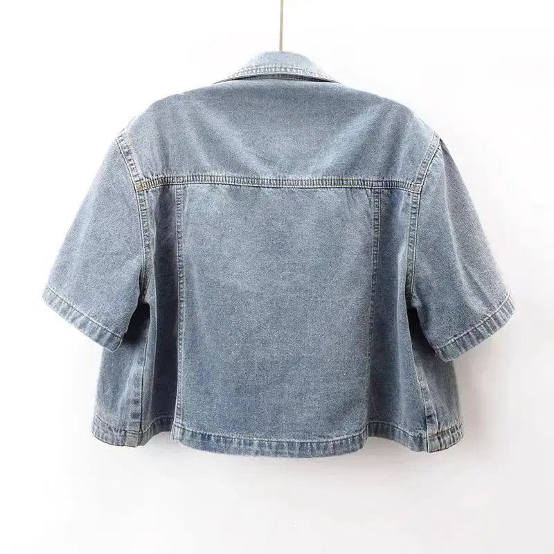 Ulvly Women’s Short Denim Jacket