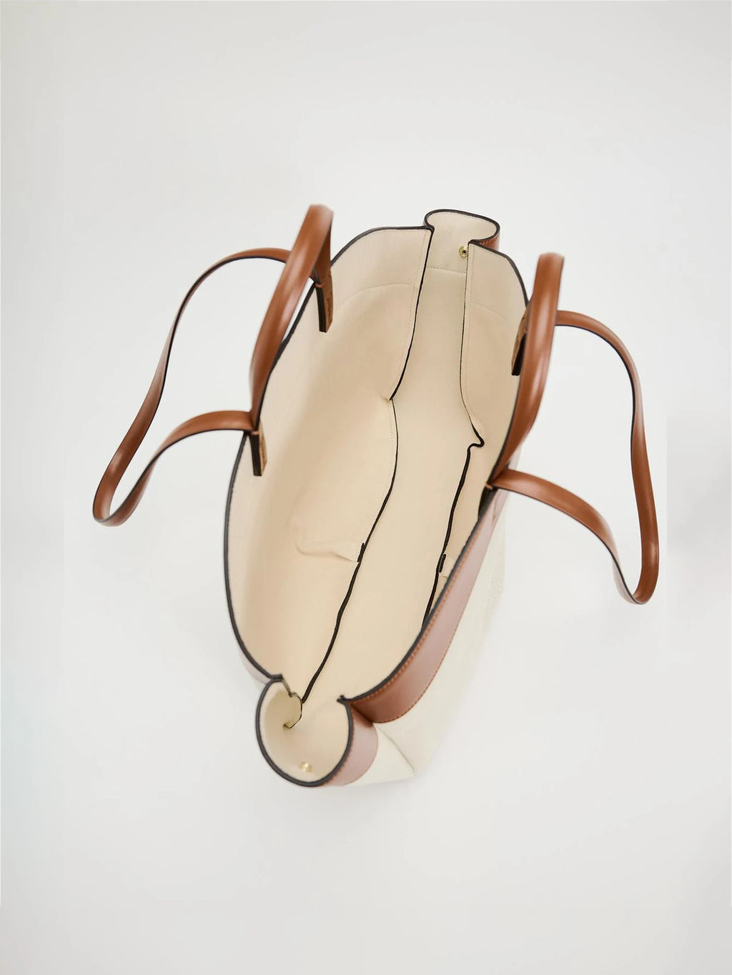 Ulvly Spliced Canvas Shoulder Bag