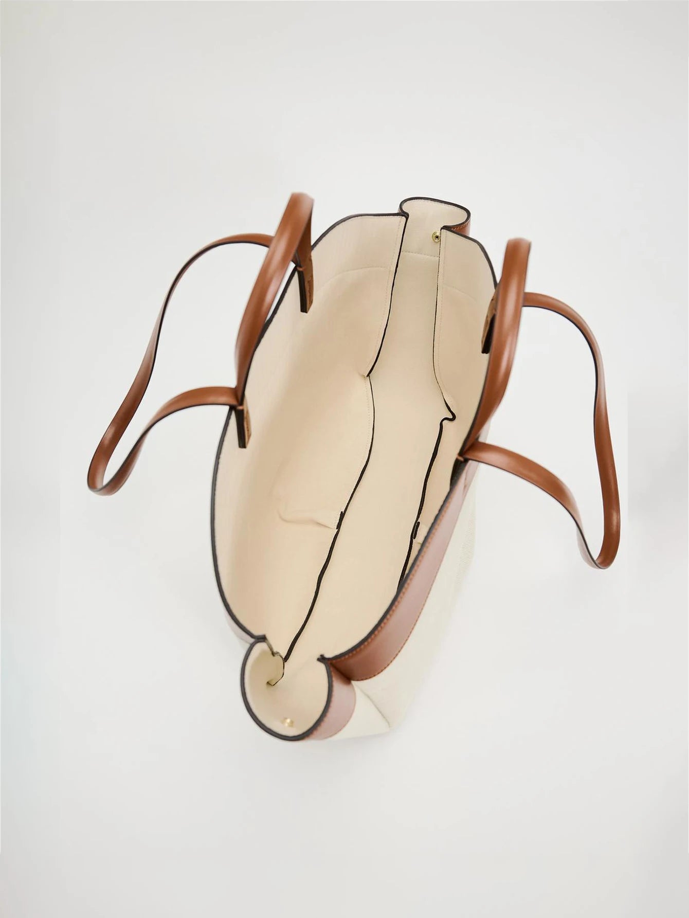 Ulvly Spliced Canvas Shoulder Bag