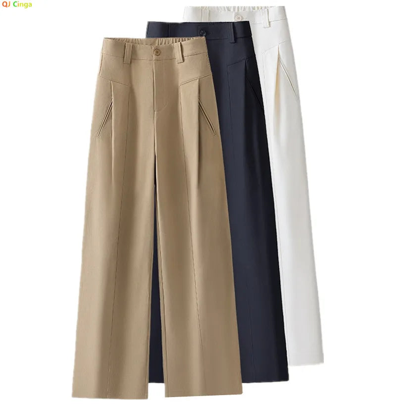 Ulvly Spliced Straight-Leg Trousers