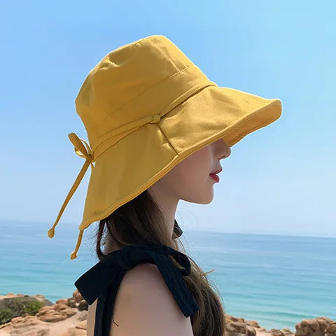 Ulvly Packable Wide Brim Bucket Hat