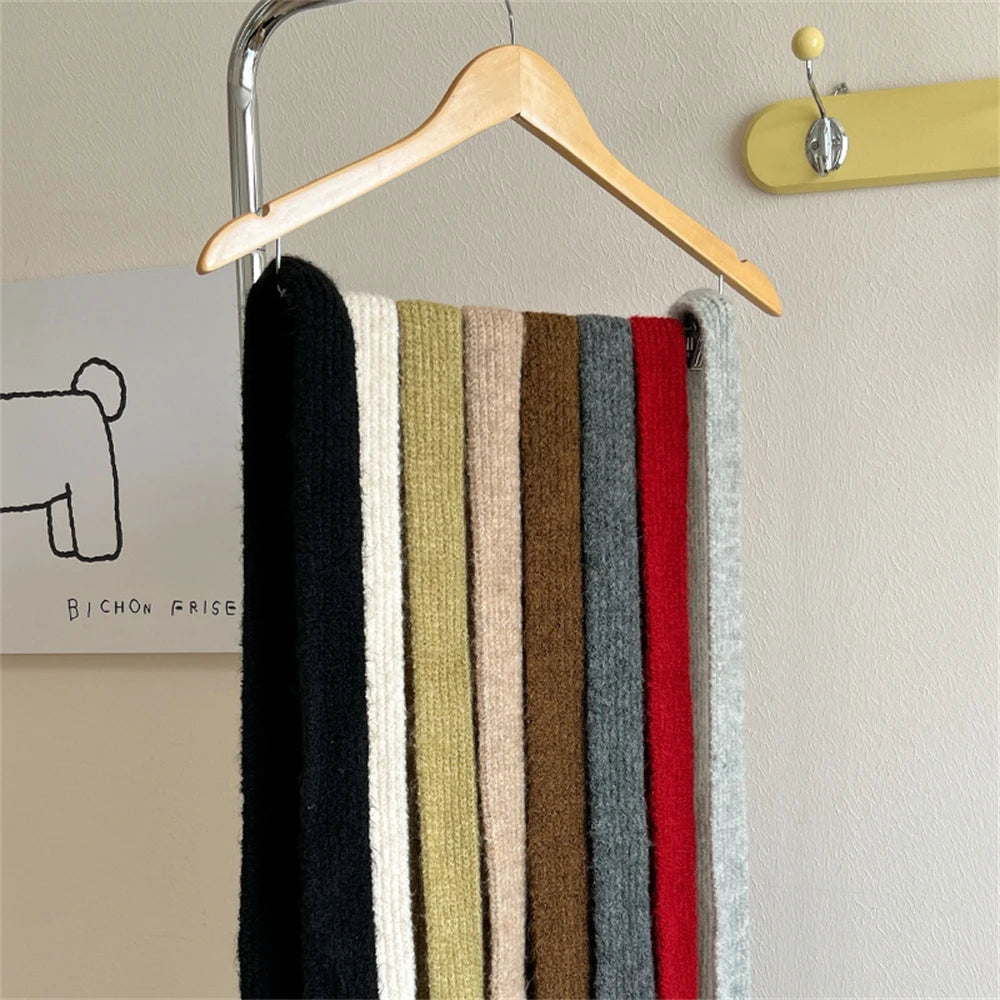 Ulvly Slim Mohair-Blend Knit Scarf