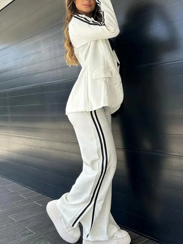 Ulvly Blazer &amp; Wide-Leg Pant Set