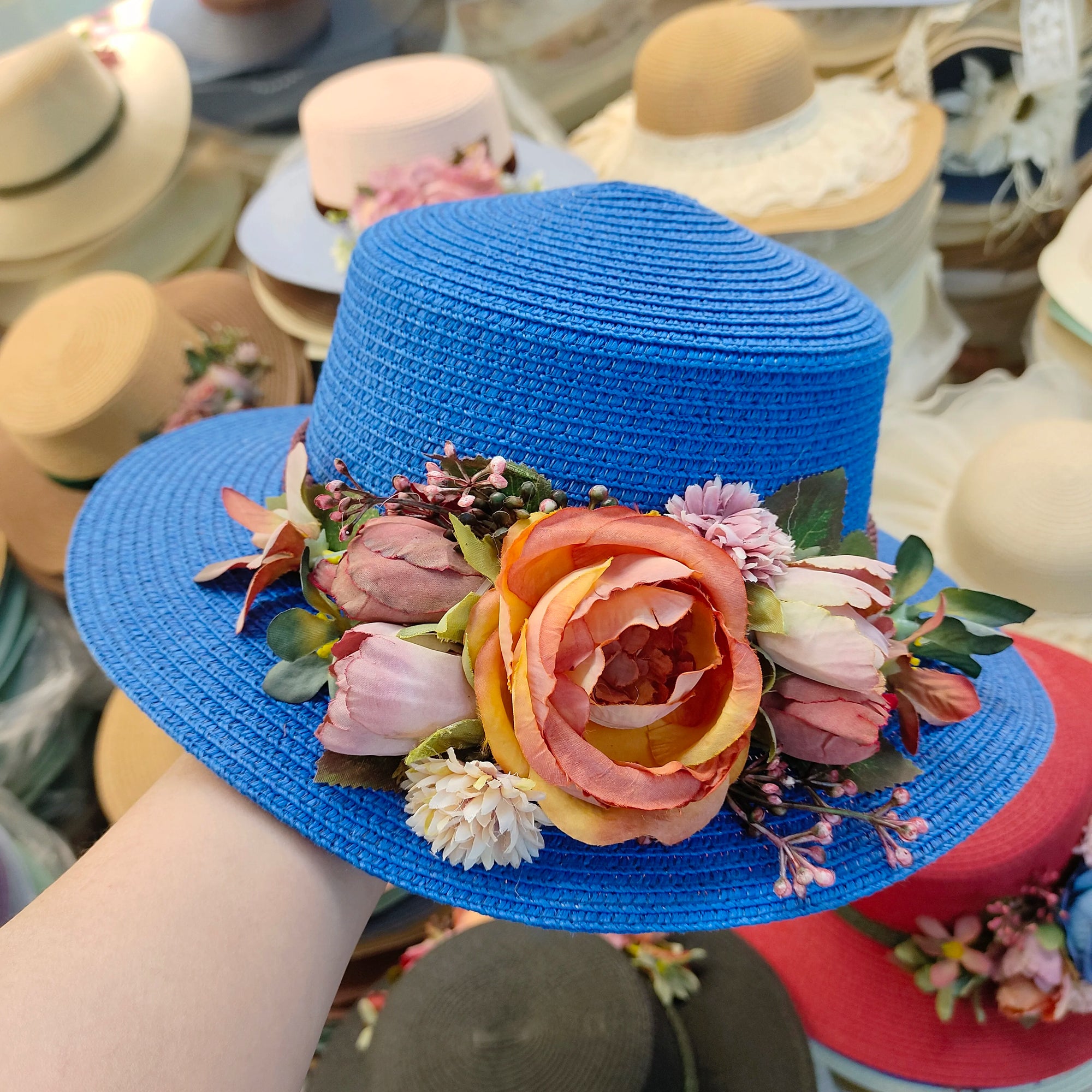 Ulvly Floral Beach Sun Hat
