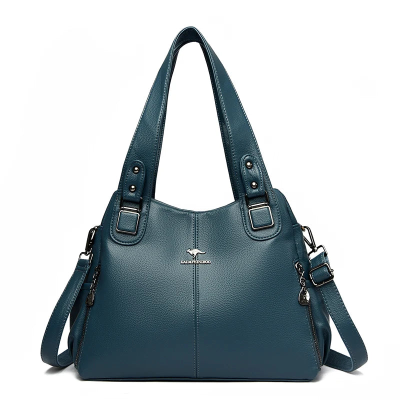 Ulvly Soft Leather Casual Tote