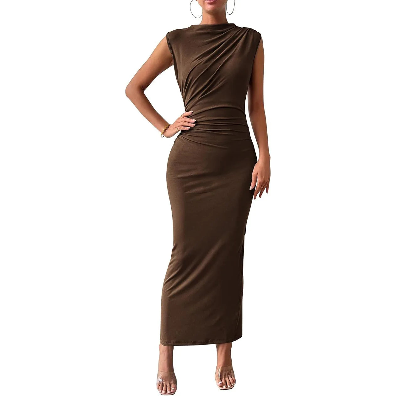 Ulvly Sleeveless Camisole Maxi Dress