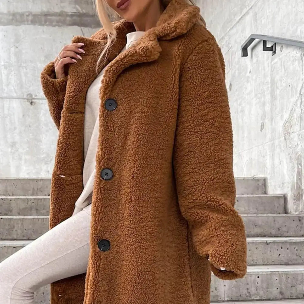 Ulvly Teddy Fleece Overcoat