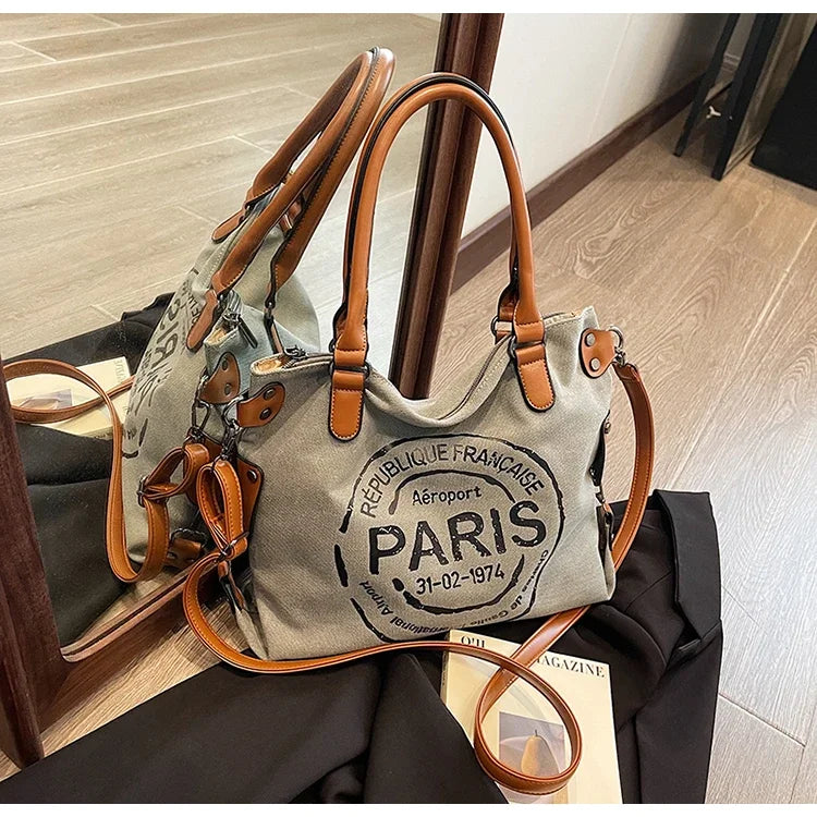 Ulvly Retro Canvas Bag