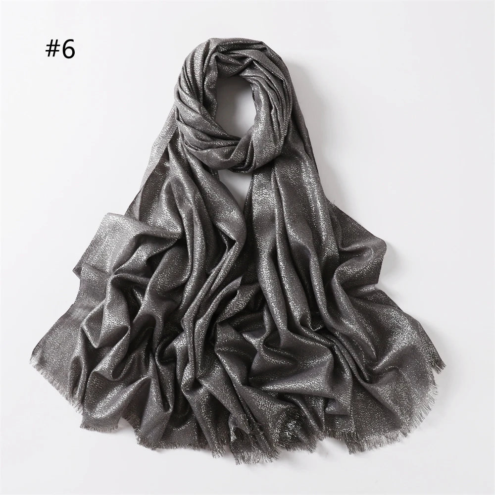 Ulvly Shimmer Fringe Shawl