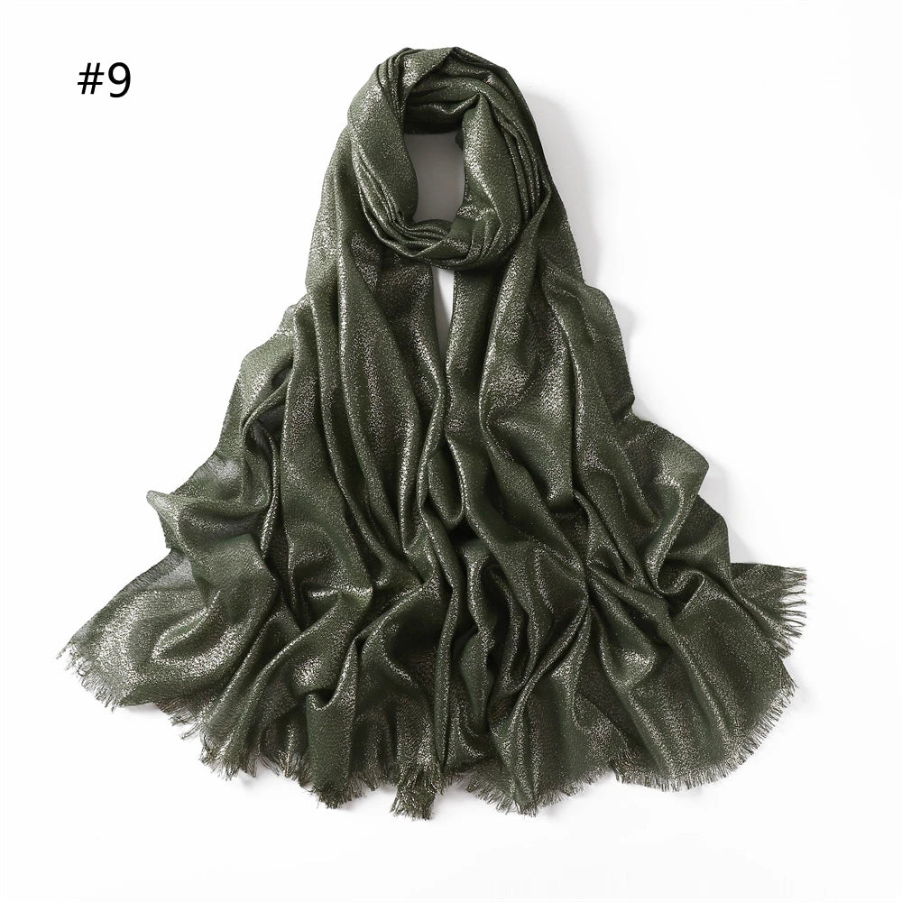Ulvly Shimmer Fringe Shawl