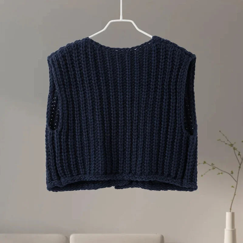 Ulvly Vintage Button Vest