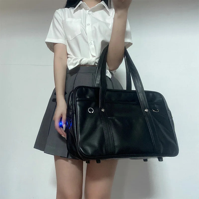 Ulvly PU Shoulder Tote – Student &amp; Commuter Edition
