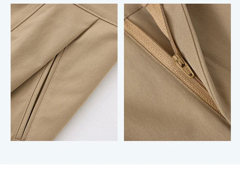 Ulvly Spliced Straight-Leg Trousers