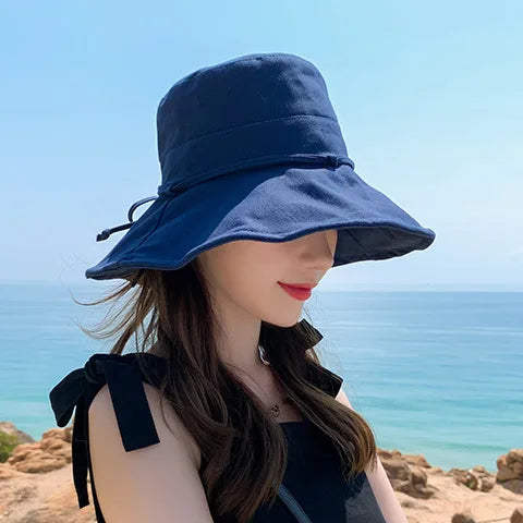 Ulvly Packable Wide Brim Bucket Hat