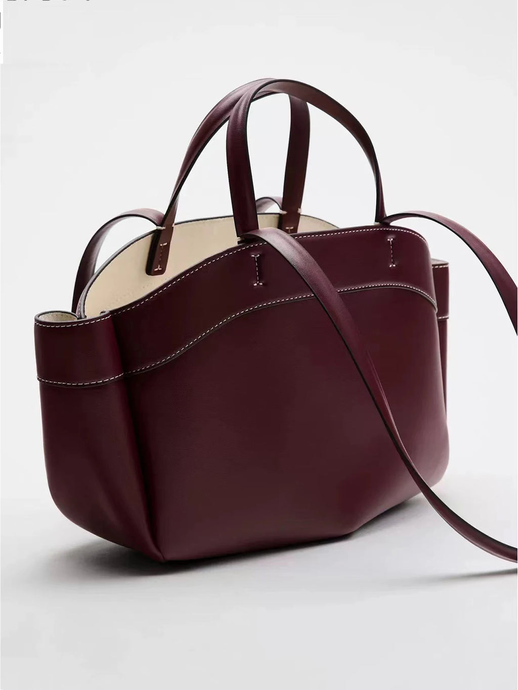 Ulvly Spliced Canvas Shoulder Bag