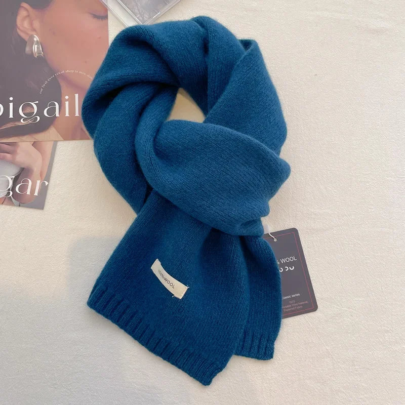 Ulvly 100% Wool Knit Scarf