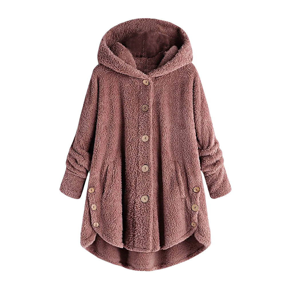 Ulvly Hooded Teddy Fleece Coat