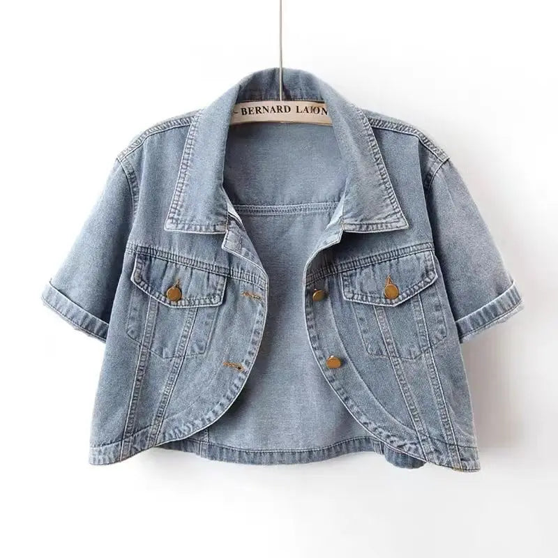 Ulvly Women’s Short Denim Jacket