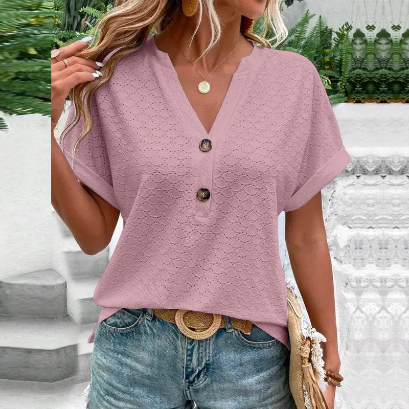 Ulvly Knit V Neck Shirt
