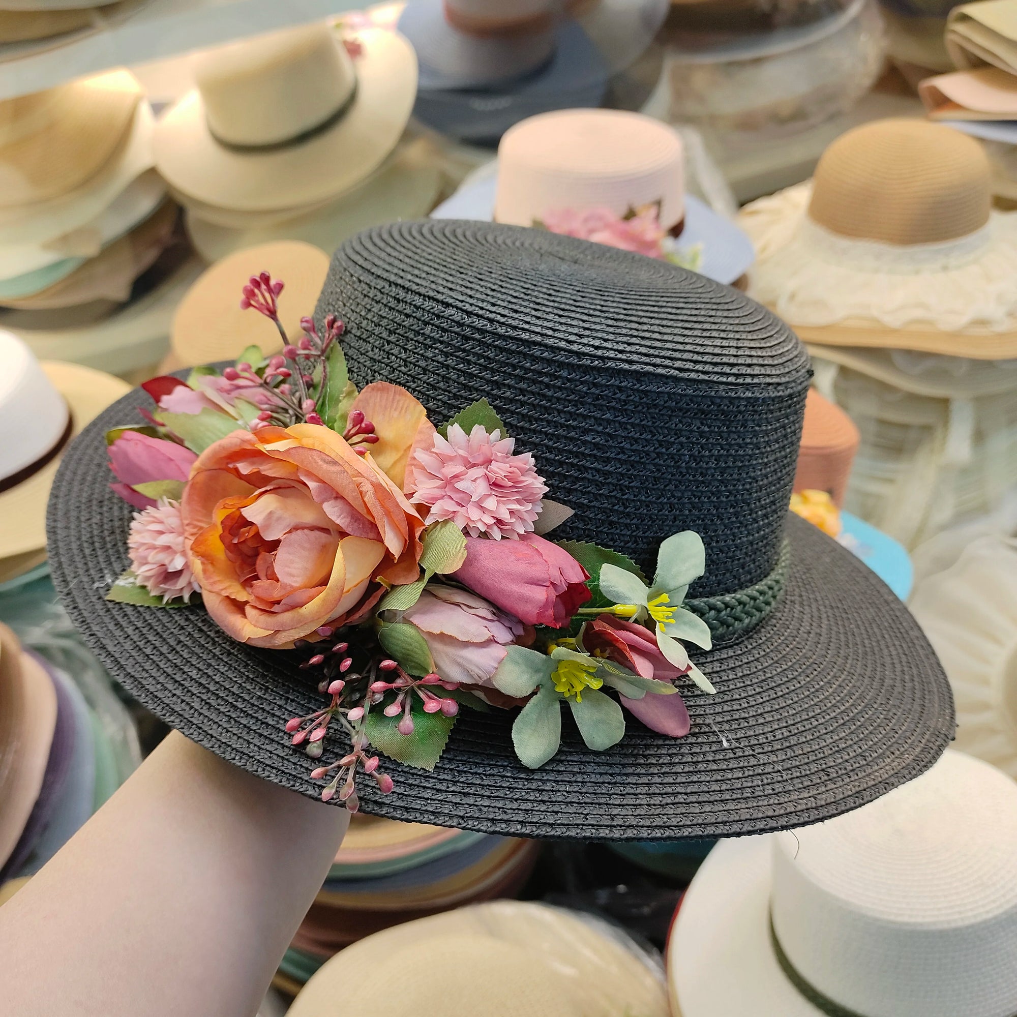 Ulvly Floral Beach Sun Hat