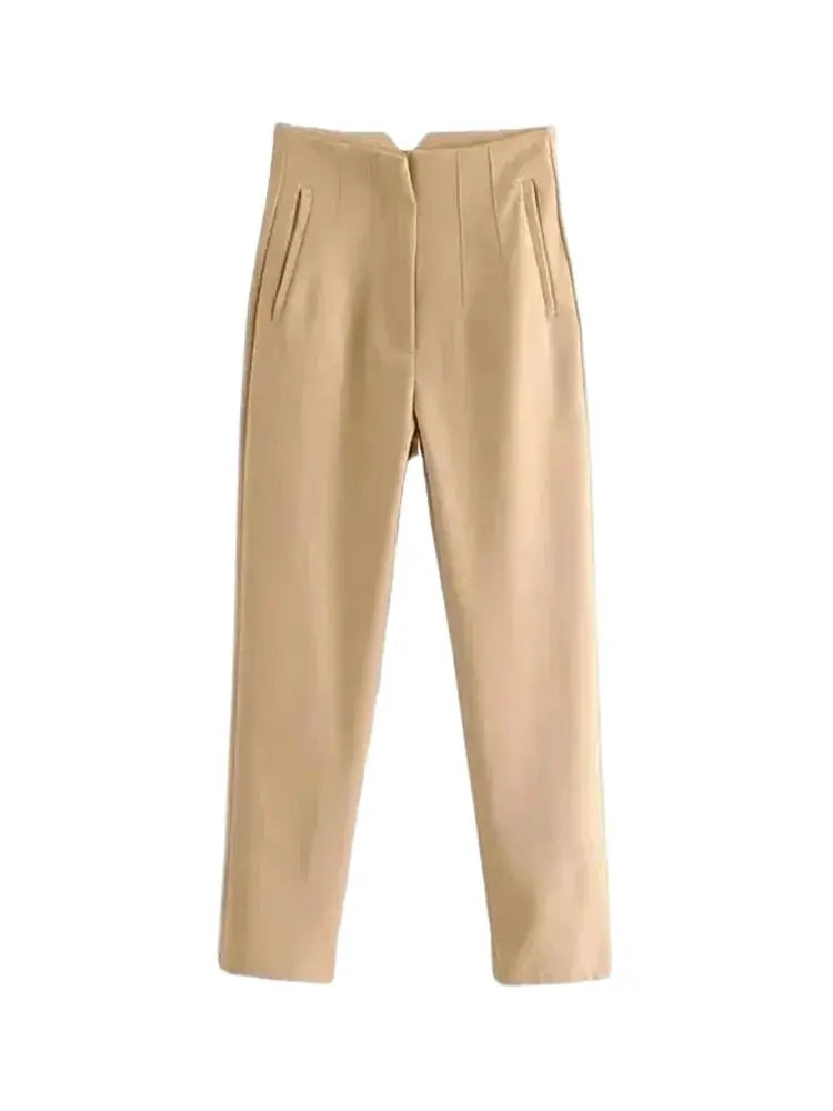 Ulvly High-Waist Ankle Trousers