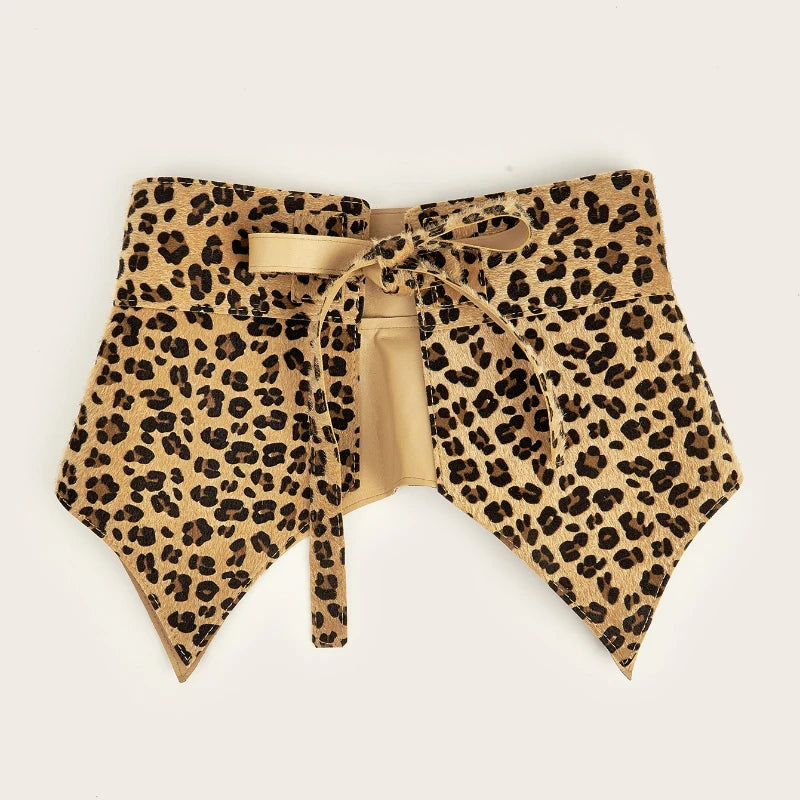 Ulvly Leopard-Print Dovetail Waist Cover