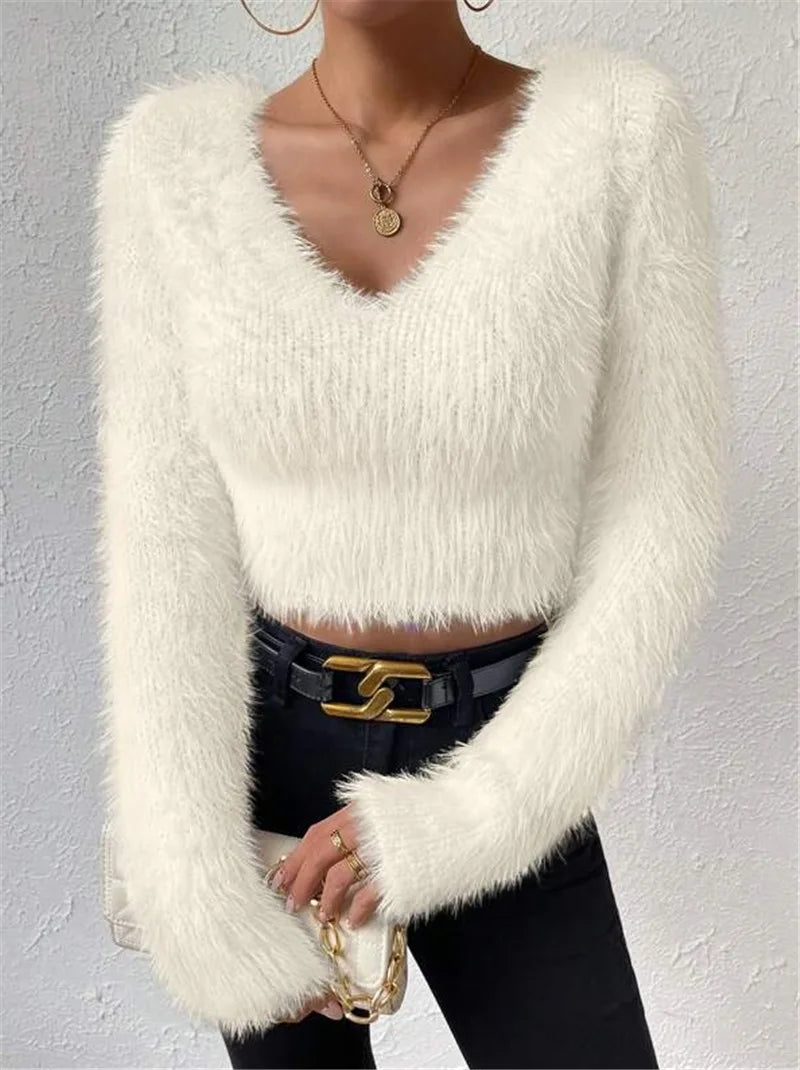 Ulvly V-Cut Slim Knit