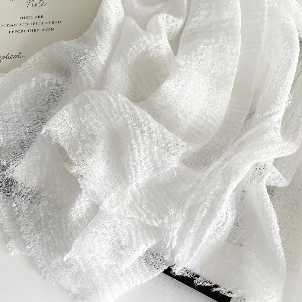 Ulvly Cotton-Linen Head Scarf
