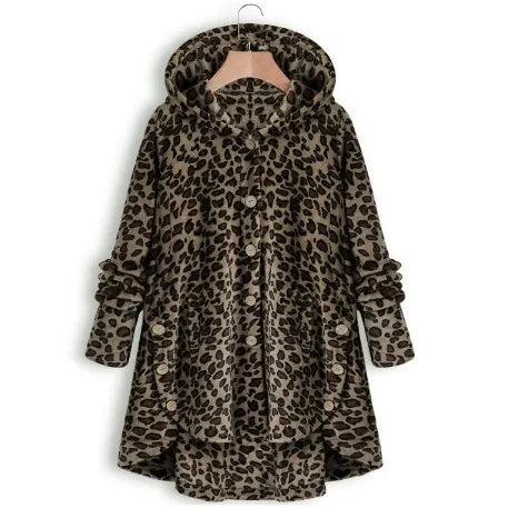 Ulvly Hooded Teddy Fleece Coat