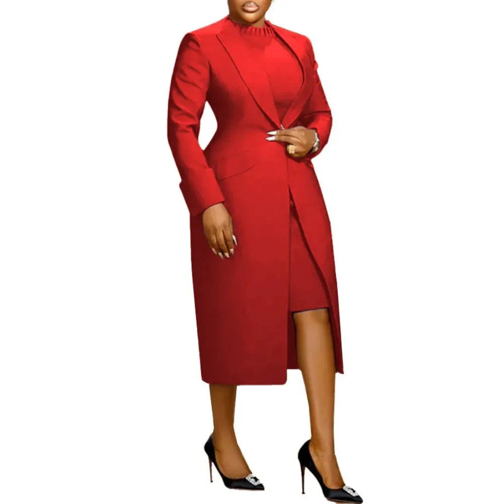 Ulvly Blazer &amp; Dress Suit Set