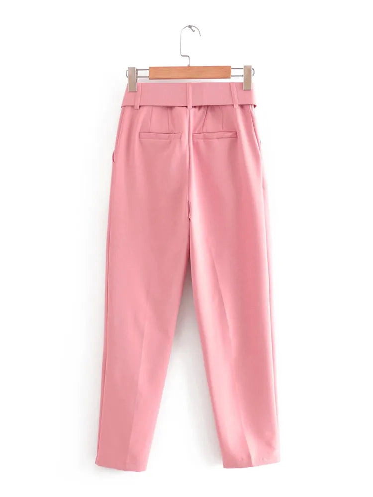 Ulvly Belted Ankle Trousers