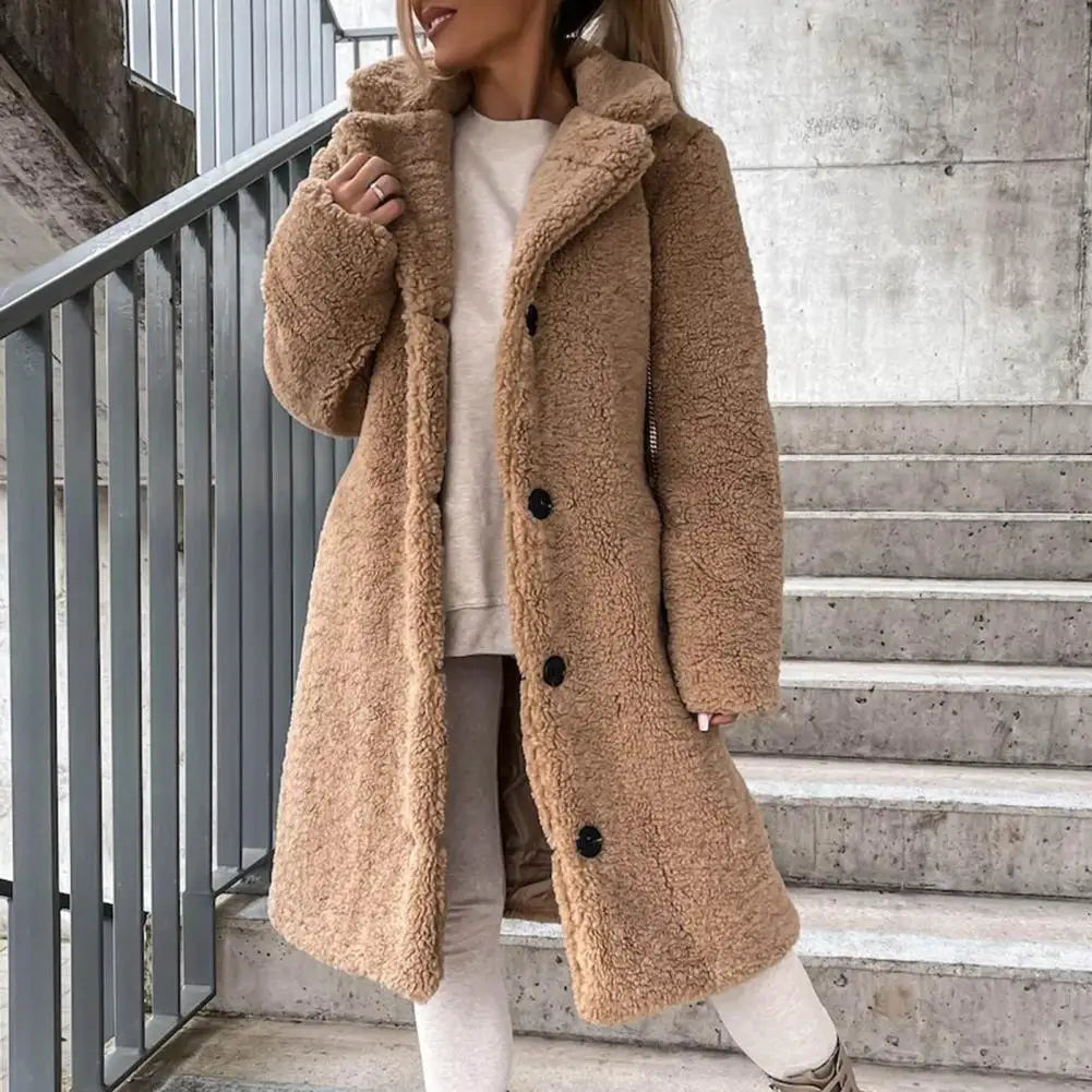 Ulvly Teddy Fleece Overcoat