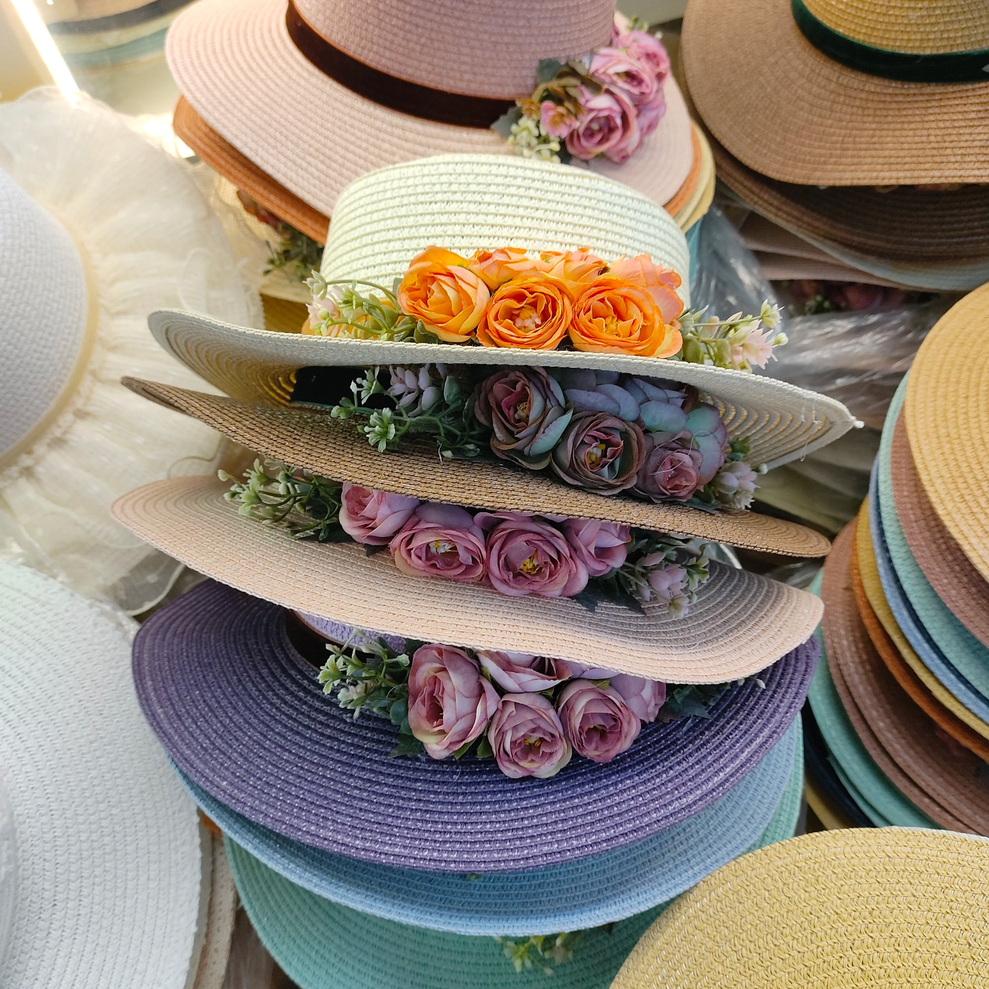 Ulvly Floral Beach Sun Hat