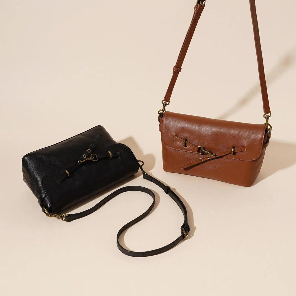 Ulvly Vegetable-Tanned Leather Shoulder Bag